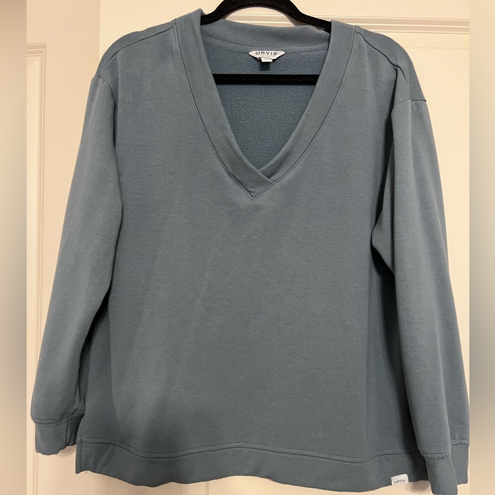 Orvis Large V neck sweatshirt